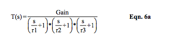 s-domain transfer function