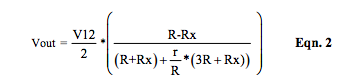 voltage output of R-ohm bridge circuit topologies