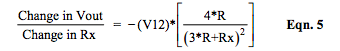 current Iexc excited R-ohm bridge circuit equation