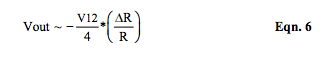 bridge circuit voltage output equation