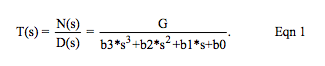 LP filter voltage transfer function