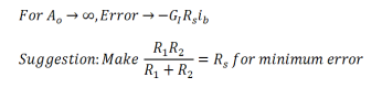 op amp ideal model equations