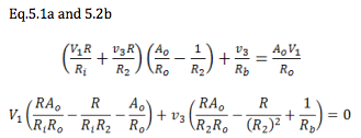 op amp ideal gain equations