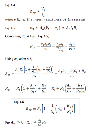 op amp ideal model equations