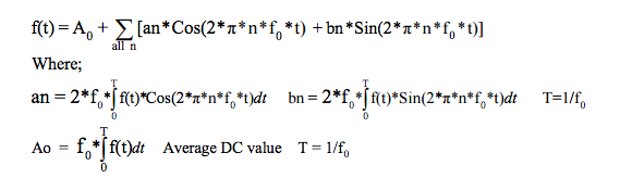 fourier series equations