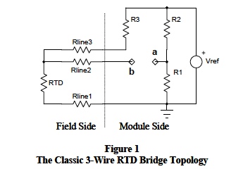 3-Wire RTD Bridge Topology
