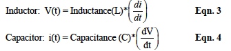 inductance and capacitance calculations