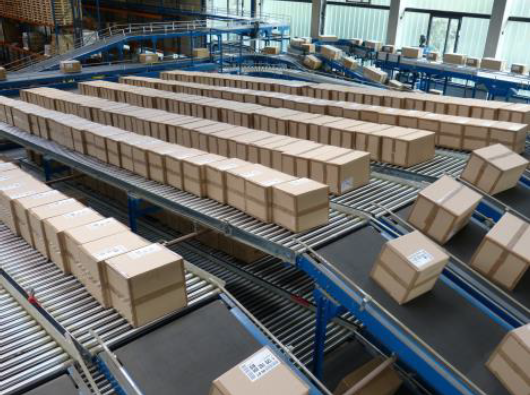 distribution center conveyer