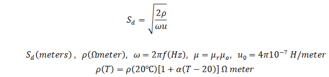 eddy currents skin depth