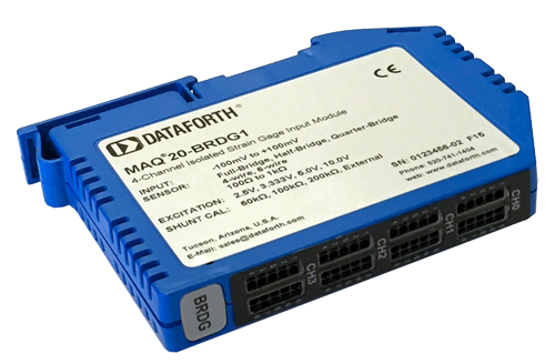 Data acquisition strain gage input module