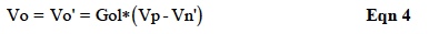 IC Op Amp Errors - Equation 4