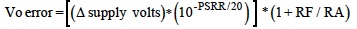 IC Op Amp Errors - Equation 9-2
