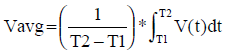 Measuring RMS Values - Equation 1